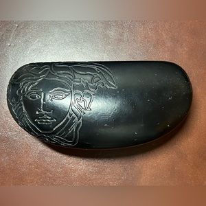 Vintage Versace hard shell sunglass case.